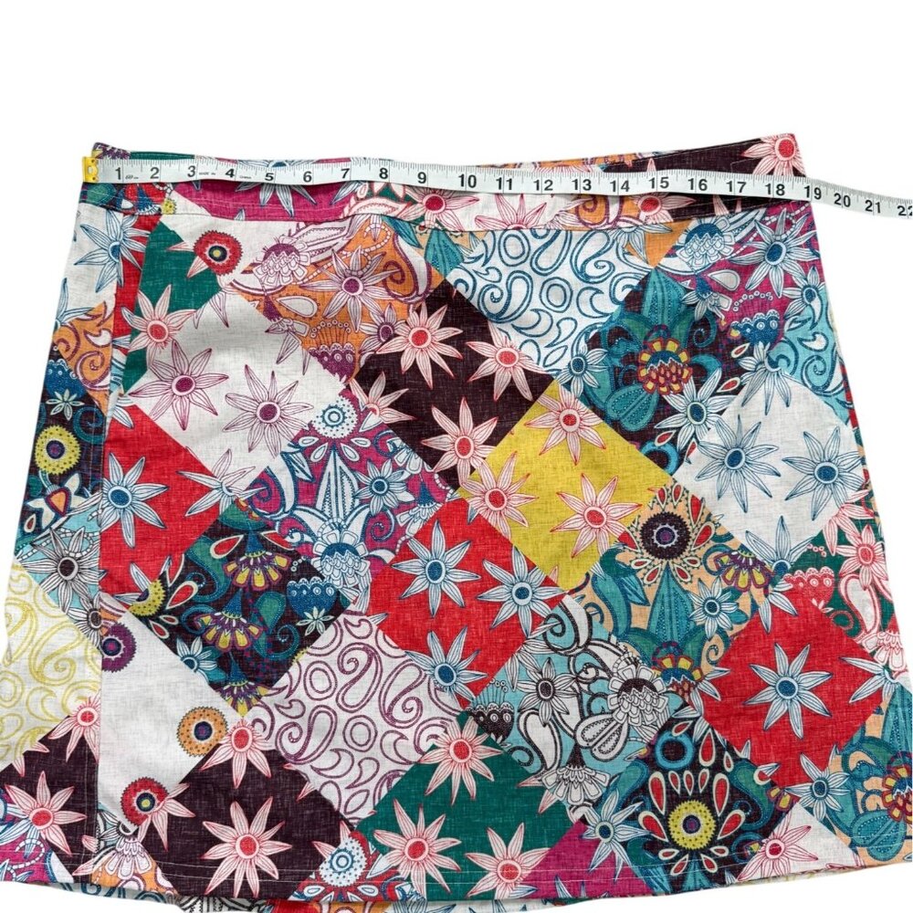 RipSkirt Patchwork Skirt Adjustable Waist Lightweight Quick-Dry Womens Size XL - Picture 5 of 7